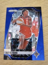 2024 Panini Prizm WNBA #1 Jackie Young Blue Velocity Prizm Las Vegas Aces
