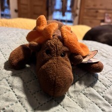 Ty Beanie Baby Chocolate the Moose 1993 Retired Original Plush