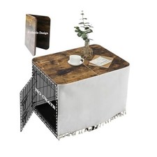 Dog Crate Topper Wood for 24 30 36 42 48 inch Cages, For 30inch crate  No Crate  