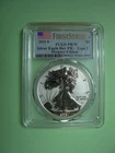 2021-S Reverse Proof $1 Type 2 American Silver Eagle PCGS PR70 FDOI Flag Label