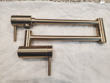 Delta Faucet Contemporary Wall-Mounted Pot Filler 1165LF-CZ Champagne Bronze-NOB