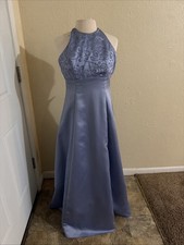 BeSmart 7/8 Blue Evening Gown Formal Prom Dress