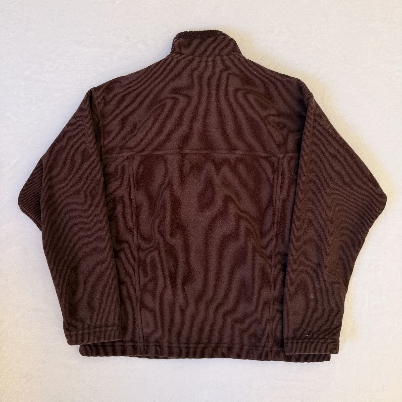 Patagonia Synchilla Fleece Jacket Brown Zip Up Outdoors Large thumbnail 2