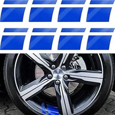 8 Pcs Wheel Rim Decal Stripes Car Decals for 18-21 Inch Wheels Reflective-Blue