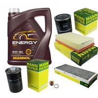 Mann Inspektionspaket 5L Mannol Energy 5W-30 FüR Audi Coupe 2.8 Quattro