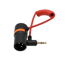 3.5mm Mini Jack XLR 3Pin Audio Cable for BOYA Rode Wireless Sony Mixer Recorder