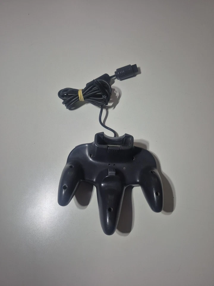 🎮 Manette Officielle Nintendo 64 (Fil Réparé) Fonctionne Parfaitement - Photo 2/2