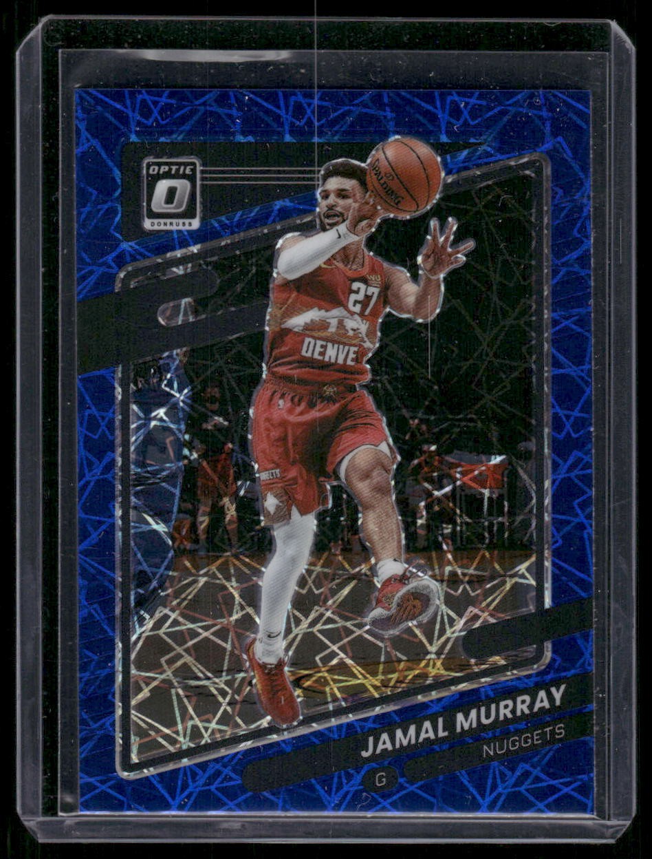 2021-22 Donruss Optic #43 Jamal Murray Blue Velocity