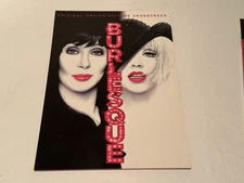 BURLESQUE lot 2 Movie sOUNDTRACK promo postcards CHER Christina Aguilera  2010