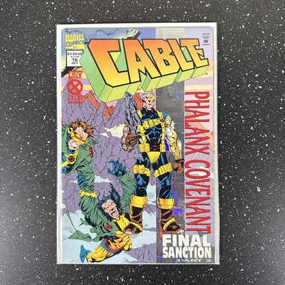 Cable #16 Vol. 1 Phalanx HoloFoil Direct (Marvel Comics Oct 1994) VF-NM