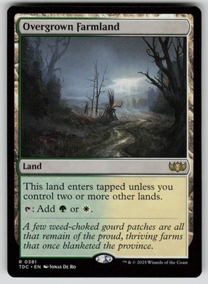 Overgrown Farmland Normal R Commander: Tarkir: Dragonstorm 381 NM