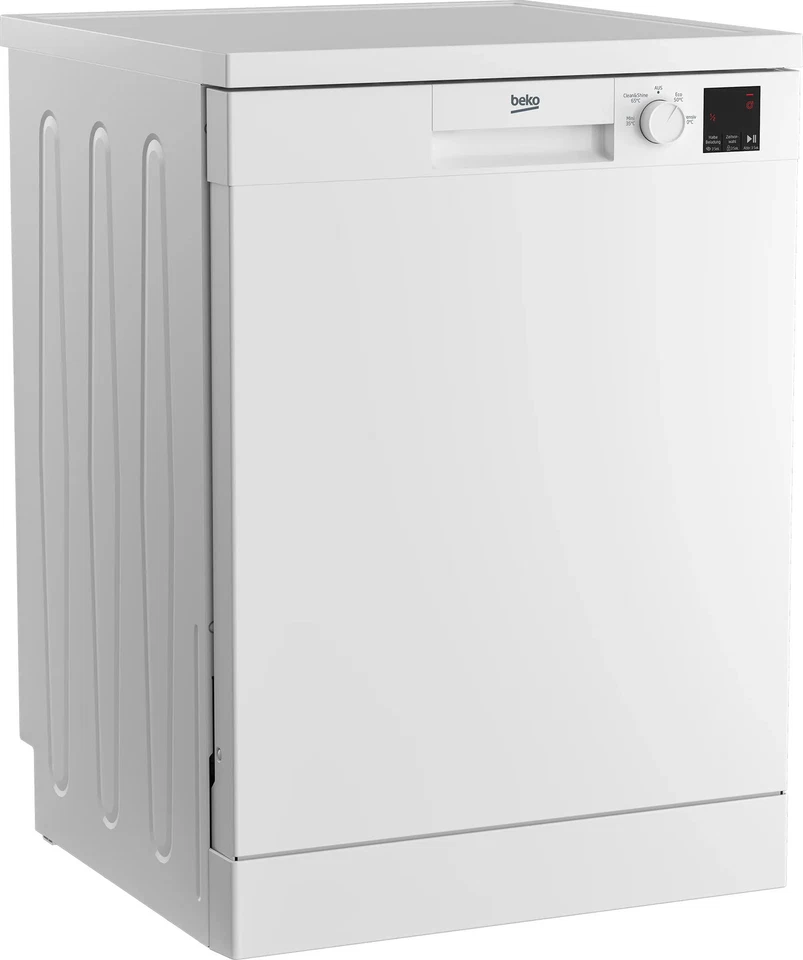 Beko Geschirrspüler freistehend 60cm 13 Maßgedecke weiß leise E 4 Programme - Bild 4 von 4