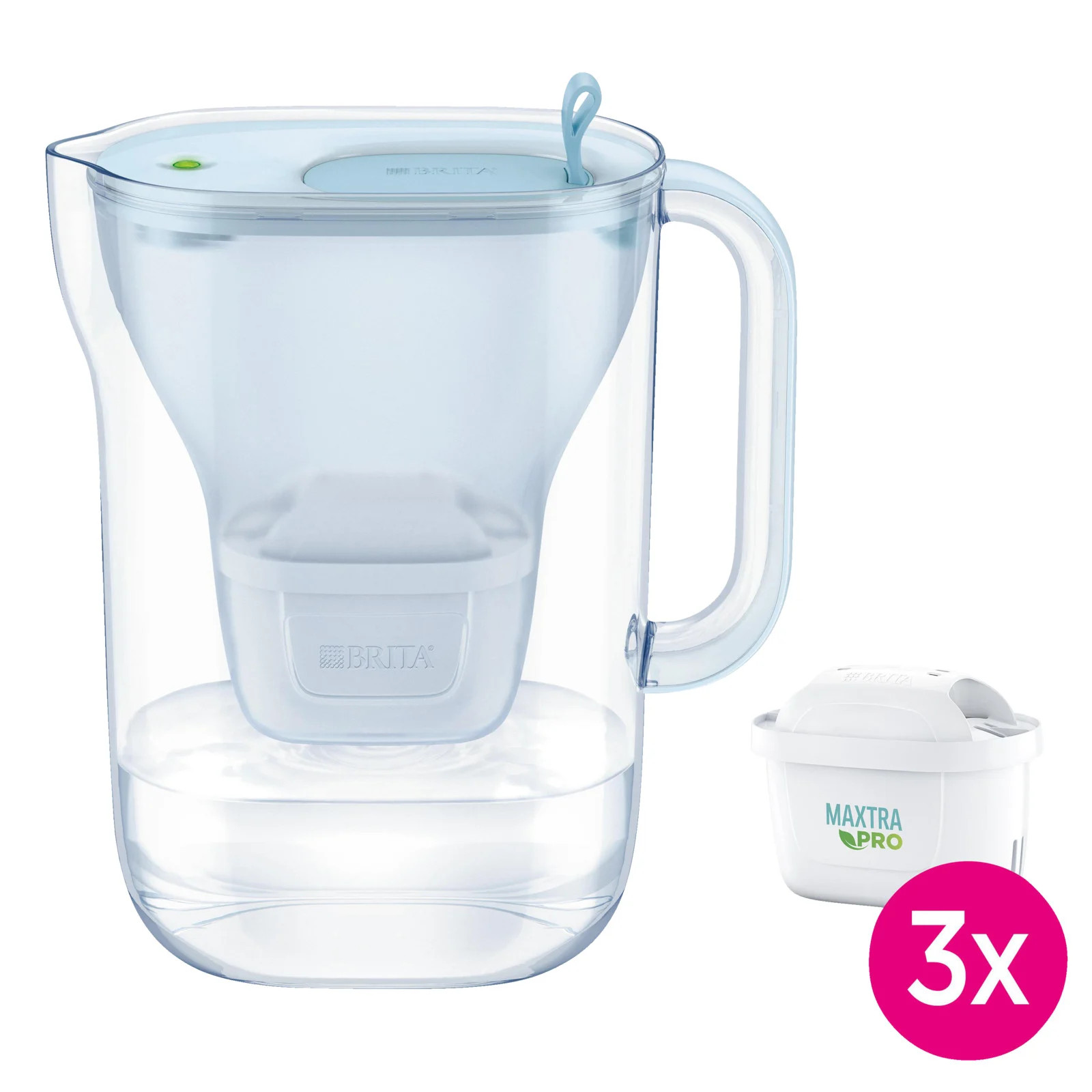 BRITA Style eco чернила 3 MAXTRA PRO All-in-1 Вассерфильтр Gletscherblau 10790₽