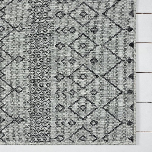 Alfresco 423 Lava Grey Runner Rug - Refined Hallway Rug - Picture 8 of 10