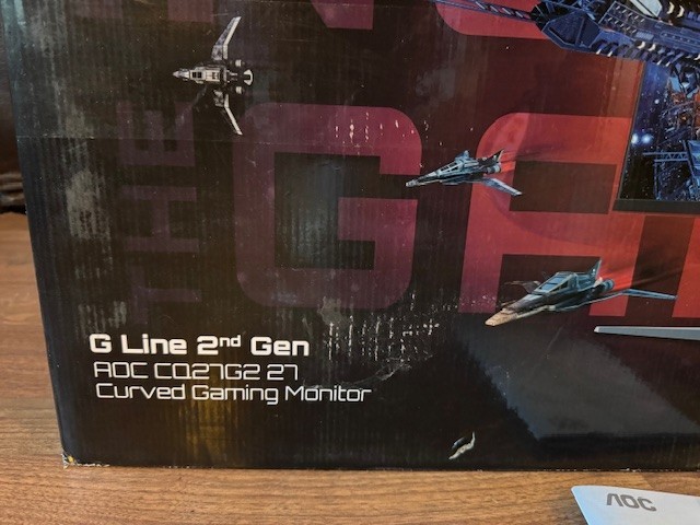 AOC CQ27G2 27" Super Curved Frameless QHD 2K 144Hz 5