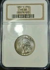 1954-S Washington Quarter NGC MS66 Original Mint Set Toning