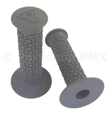 AME old school BMX bicycle grips - ROUNDS - GRAY GREY