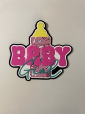 Baby Girl Handmade Premade Scrapbook Title Paper Pieced Die Cut