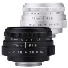 RISESPRAY 25mm F1.8 CCTV C mount Lens APS-C For Fujifilm FX mount Camera XE1 XE2