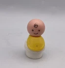 Fisher Price Little People Vintage Figure BABY w/YELLOW BIB