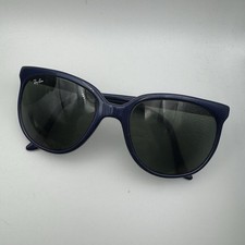Vintage CATS Ray-Ban Bausch Lomb Sunglasses France Metallic Blue 1990s Ski Beach
