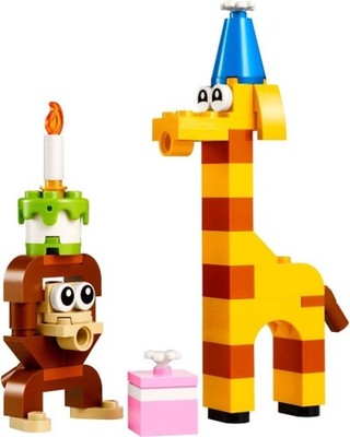 LEGO  Set 30689 - Birthday Party Animals paper bag