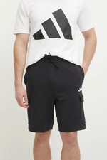 Adidas Essentials Feel Cozy, Men's Pocketed Shorts - Black