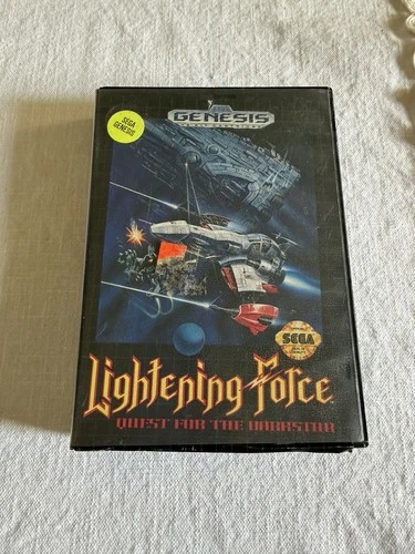 Sega Genesis Lighting Force Game Complete with Manual Pre-owned Good Condition