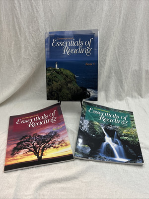 Contemporary s Essentials Of Reading 3 BOOK SET Hard To Find! Homeschool Study