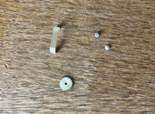 Aurora AFX Nonagnatraction Brushes, Small Hole Brass Idler Gear & Clamp, VGC