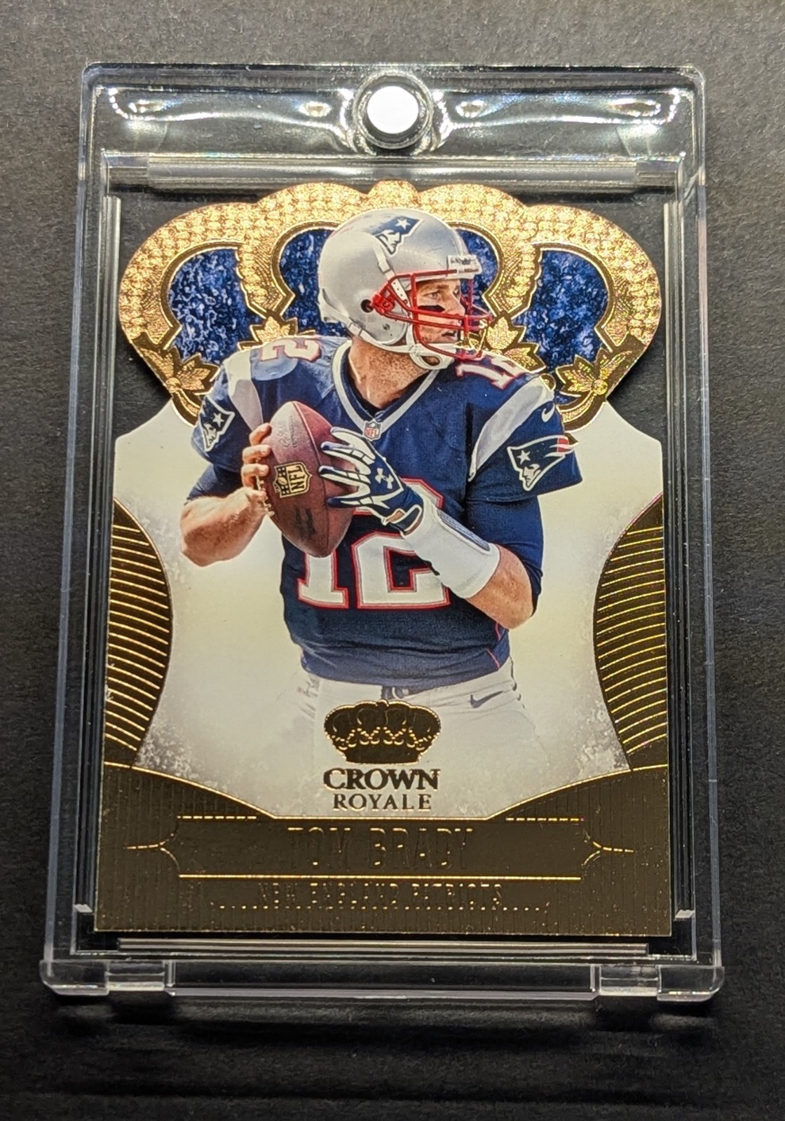 TOM BRADY 2013 Panini Crown Royale Bronze Die-Cut Foil SP