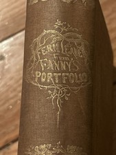 Antique 1853 Book Fern Leaves from Fanny’s Port Folio Derby & Miller Auburn NY