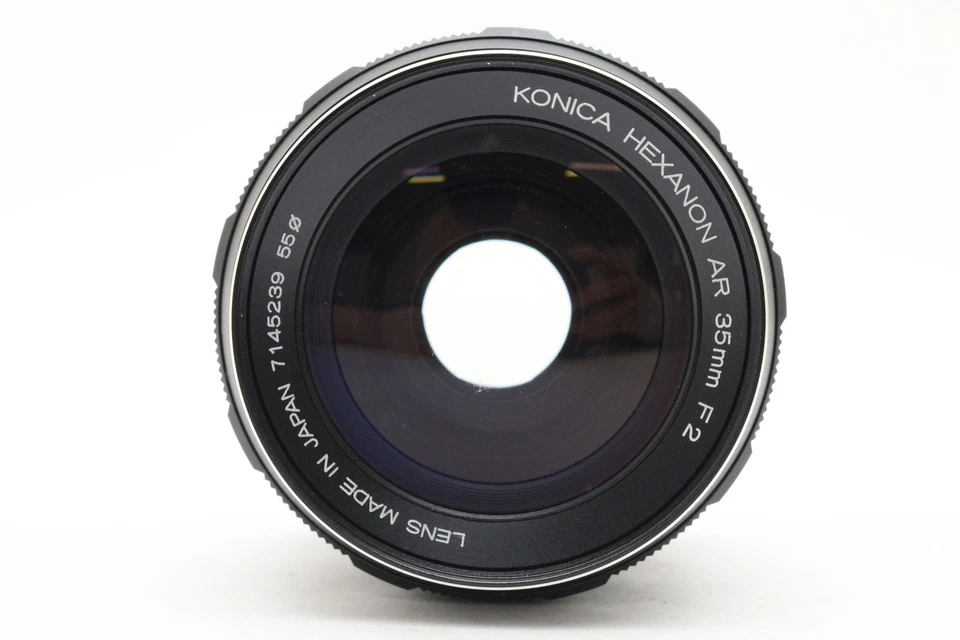 Leia! ⚔️Exc+5⚔️Lente Konica Hexanon Ar 35mm F/2 para montagem konica AR do Japão - Imagem 3 de 4