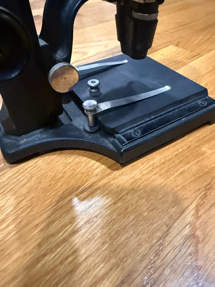 Antique Spencer Model 45 Binocular Microscope 1920s Buffalo NY USA Vintage Lab - Image 3 of 4