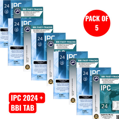 IPC 2024 with BBI Tab | International Plumbing Code 2024 with BBI Tab| Pack of 5