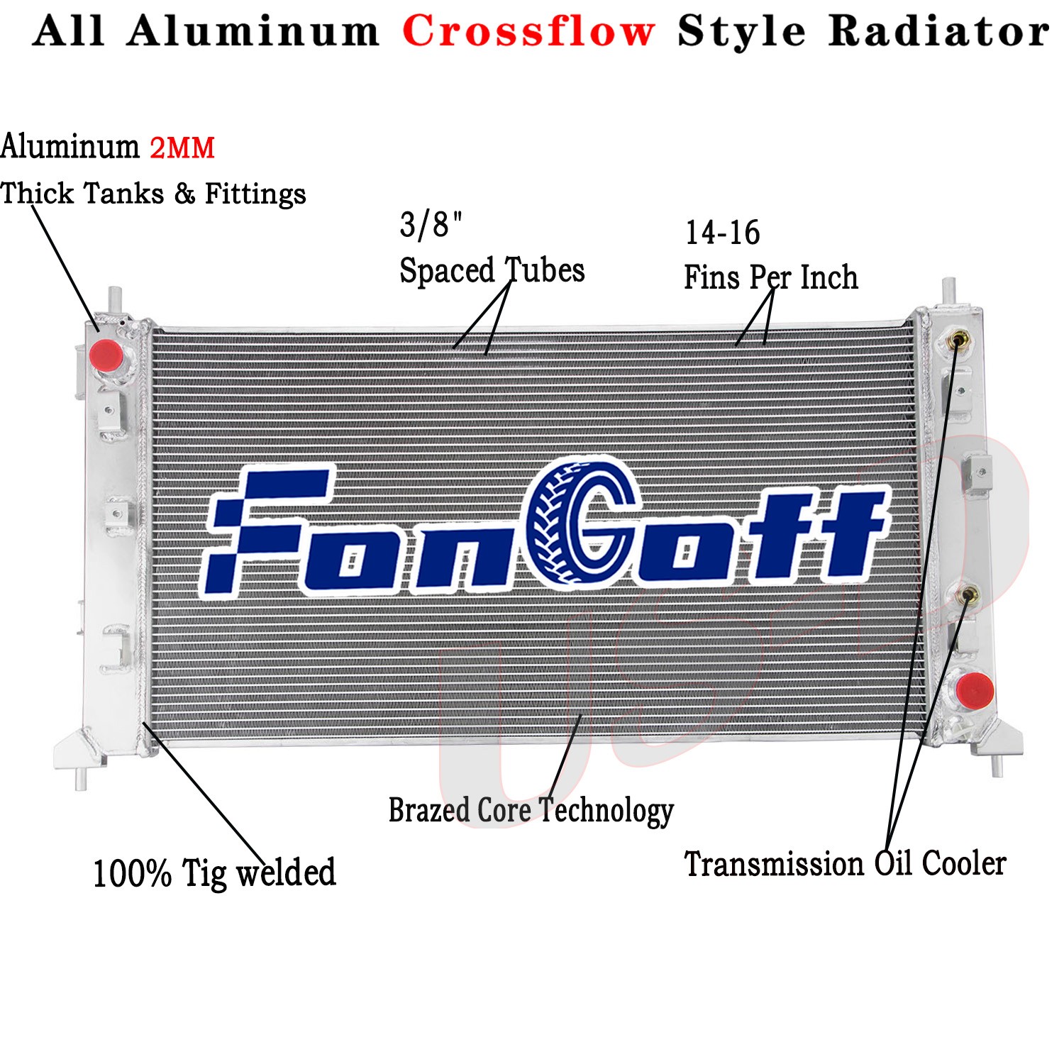 3 Row Radiator For 2019-2020 Chevy Silverado 1500 GMC Sierra 1500 4.3L 5.3L 6.2L