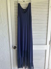 LANE BRYANT High/Low Blue Cocktail Dress.