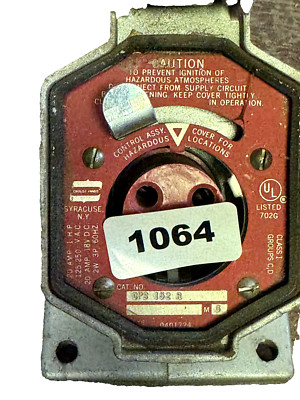 Crouse-Hinds CPS 152 R Receptacle