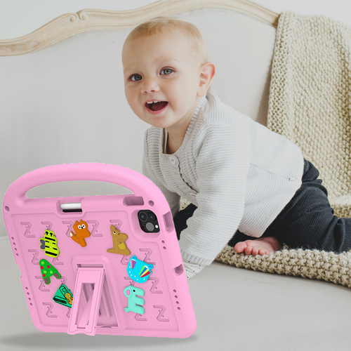 Kids Tablet Case EVA 3D Cartoon Stand Rugged Case For iPad Air 11 inch M2 2024 - Picture 43 of 60