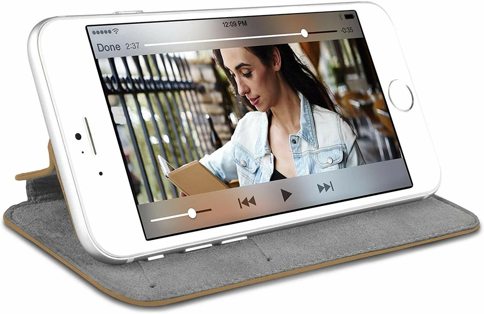 Twelve South Folio Case for iPhone 6/6s Camel Ultra-Slim Luxury Leather Cover - Image 3 of 4