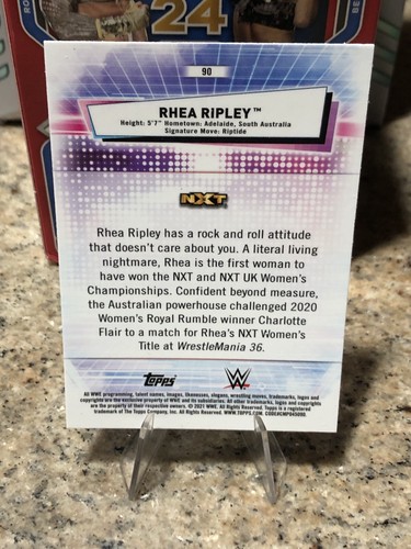 2021 WWE Topps Chrome Wrestling Rhea Ripley #90 Mami NXT Judgement Day - Bild 8 von 12