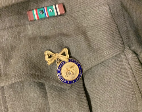 VTG 1940S WWII FIELD USAF Wool Patch Jacket Size 32R - Picture 2 of 12