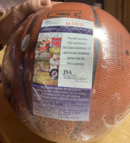 Walt Frazier signierter Splading Basketball New York Knicks JSA - Bild 2 von 2