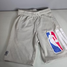 NBA Youth Shorts - Kids Large - Gray Sweat Shorts - Pockets - Drawstring