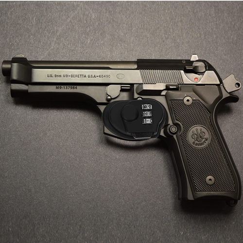 Urbanx Profi Abzugsschloss - 3-stelliges Zahlenschloss für ČZ Vz. 75 9×19mm - Bild 7 von 12