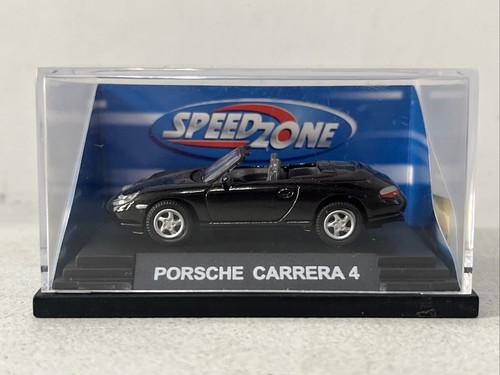 1/72 PORSCHE CARRERA 4 BLACK OO SCALE MODEL RAILWAY CAR