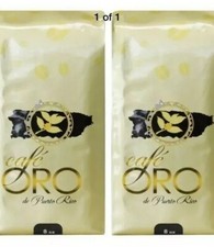 2x Bags Cafe Oro Caf Oro 8 OZ BAGS Puerto Rican Ground Coffee 100 Arabic