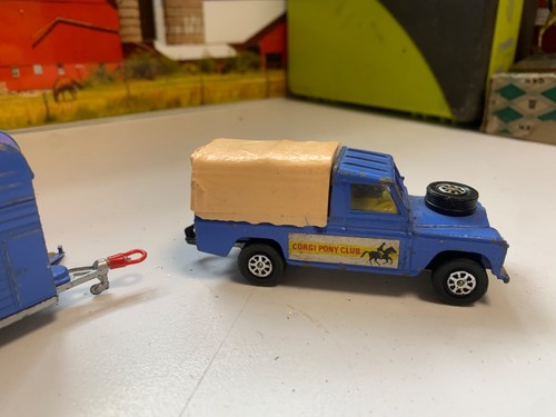 CORGI.1:43.CORGI PONY CLUB..109 LWB LAND ROVER.RICE HORSE BOX TRAILER.PONY.RIDER - Picture 6 of 12