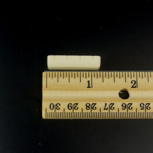 Hardened plastic Banjo Nut For 4 or 5 String Banjos Slotted 1-3/16" ,Ivory Color - 第 3/4 張圖片