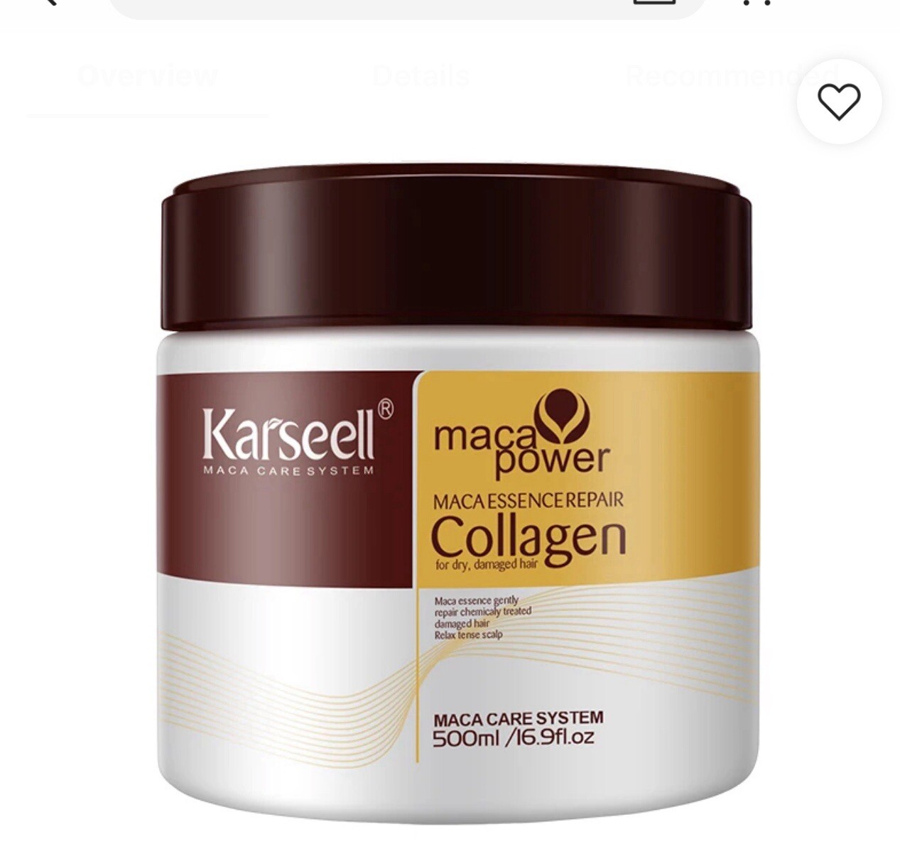Karseell Collagen Hair Treatment DeepRepair Conditioning  Original PACK OF 3